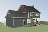 Country House Plan - 62575 - Rear Exterior