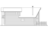 A-Frame House Plan - Eagleton 62662 - Left Exterior