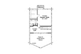 Secondary Image - A-Frame House Plan - Eagleton 62662 - 2nd Floor Plan
