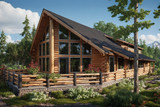 A-Frame House Plan - Eagleton 62662 - Front Exterior