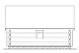 A-Frame House Plan - Eagleton 62662 - Left Exterior
