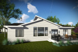 Secondary Image - Ranch House Plan - 62685 - Rear Exterior