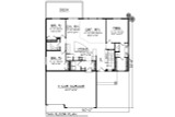 Ranch House Plan - 62685 - 1st Floor Plan