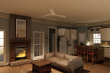 Secondary Image - Classic House Plan - 62784 - Great Room