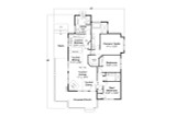 Country House Plan - Woods Creek 62805 - 1st Floor Plan