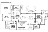 Classic House Plan - Laurelwood 62808 - 1st Floor Plan