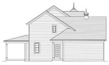 Country House Plan - Clarise 62916 - Left Exterior