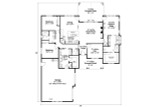 Craftsman House Plan - Holly Springs 62921 - 1st Floor Plan