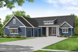 Craftsman House Plan - Holly Springs 62921 - Front Exterior