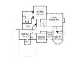 Traditional House Plan - 62995 - 2nd Floor Plan