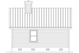 Secondary Image - Traditional House Plan - 63002 - Rear Exterior