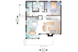 Farmhouse House Plan - Lindsay 63043 - 1st Floor Plan