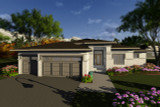 Prairie House Plan - 63391 - Front Exterior