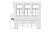 Contemporary House Plan - Dover 63452 - Front Exterior