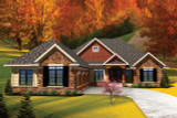 Ranch House Plan - 63613 - Front Exterior