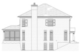 Traditional House Plan - Newport 63656 - Left Exterior