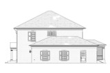 Traditional House Plan - Newport 63656 - Right Exterior