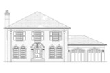 Traditional House Plan - Newport 63656 - Front Exterior