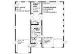 Traditional House Plan - 63688 - 1st Floor Plan