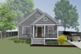 Cottage House Plan - 63714 - Front Exterior