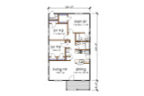 Cottage House Plan - 63714 - 1st Floor Plan