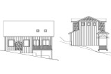 Craftsman House Plan - Roosevelt 63783 - Rear Exterior