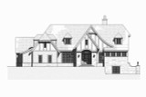 Tudor House Plan - Sherwood 63875 - Front Exterior