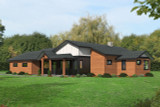 Contemporary House Plan - 63951 - Front Exterior