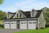 Craftsman House Plan - 63964 - Front Exterior