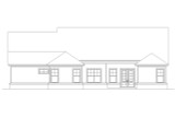 Country House Plan - 64005 - Rear Exterior