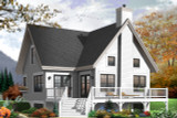 Cottage House Plan - Lilly 64175 - Rear Exterior