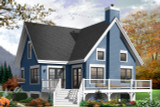 Cottage House Plan - Lilly 64175 - Rear Exterior