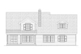Bungalow House Plan - Glenview 64188 - Rear Exterior