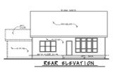Secondary Image - Traditional House Plan - Wilmert Grove 64194 - Rear Exterior