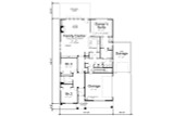 Traditional House Plan - Wilmert Grove 64194 - 1st Floor Plan