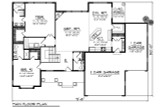 Ranch House Plan - 64234 - 1st Floor Plan