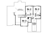 Craftsman House Plan - Flockhart 64237 - 2nd Floor Plan