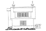 Traditional House Plan - Rockwell 64254 - Rear Exterior