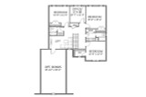 Secondary Image - Craftsman House Plan - Efland 64315 - 2nd Floor Plan