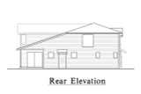 Craftsman House Plan - 64332 - Rear Exterior