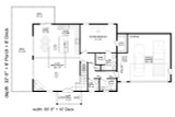 Craftsman House Plan - Hideaway Hills 64395 - 1st Floor Plan