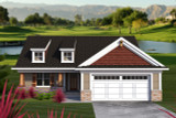 Ranch House Plan - 64445 - Front Exterior