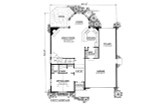 Colonial House Plan - 64526 - 1st Floor Plan