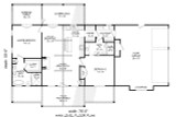 Ranch House Plan - Glenrock 64543 - 1st Floor Plan