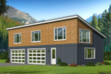 Contemporary House Plan - 64569 - Front Exterior