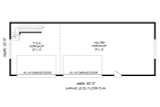 Contemporary House Plan - 64569 - 1st Floor Plan