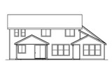 Craftsman House Plan - Garrison 64677 - Rear Exterior
