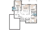 Farmhouse House Plan - Aldergrove 64732 - Basement Floor Plan