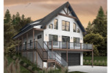 Cottage House Plan - Laurentien 64805 - Front Exterior