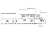 Lodge Style House Plan - Colter Ridge 64826 - Rear Exterior